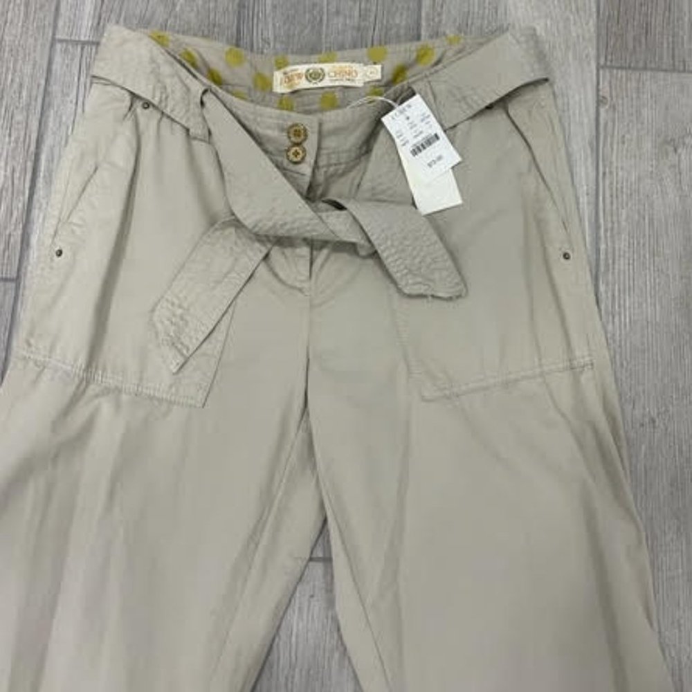 NWT J CREW CHINO PANTS W/ ROLL UP OPTION